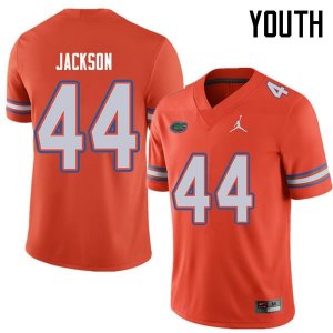 Youth Florida Gators #44 Rayshad Jackson NCAA Jordan Brand Orange Authentic Stitched College Football Jersey PUH6762TV